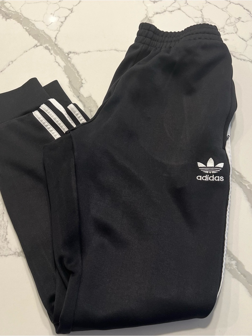 MENS ADIDAS Black Track Pants - Size M